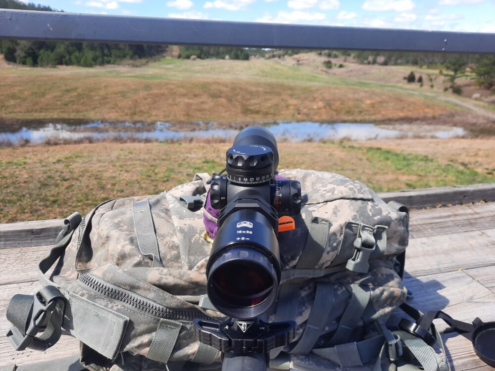 800-1200 yd prone stage - Alabama Precision March Match - Valdada 16X fixed on top of 6ARC Poverty Pony