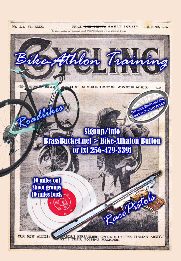 Bike Athlon Training - Roadbikes and Race Pistols